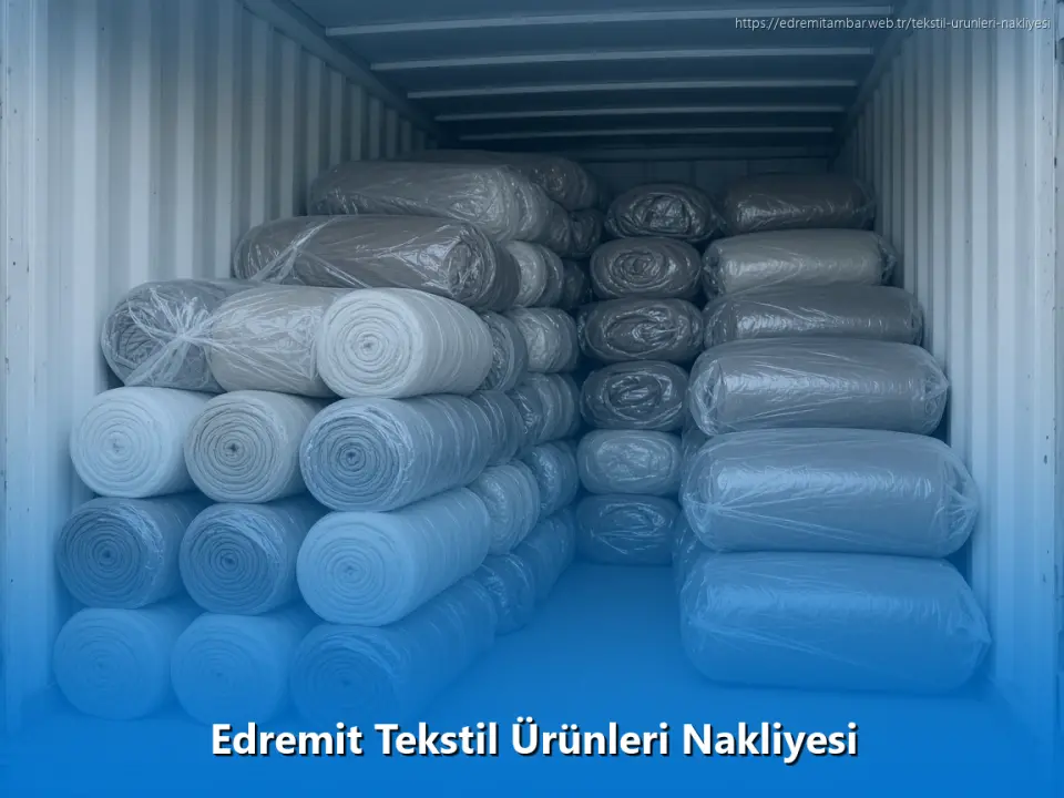 Edremit Tekstil Ürünleri Nakliyesi